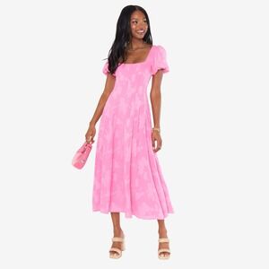 Show Me Your Mumu Mia Midi Dress Size S Pink